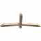 Ekena Millwork Bellingham Smooth Timber Gable Bracket, Douglas Fir, 60"W x 25"H x 3 1/2"D x 3 1/2"F, 10/12 Pitch GBW060X25X0404BEL00SDF - alternate 5